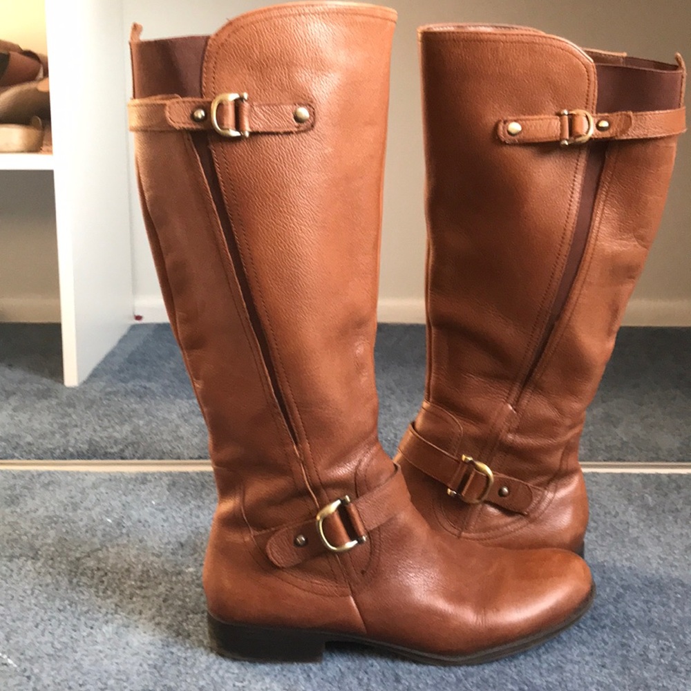 Oak Brown Naturalizer Riding Boots